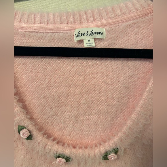 For Love and Lemons fuzzy cropped sweater - Picture 8 of 11